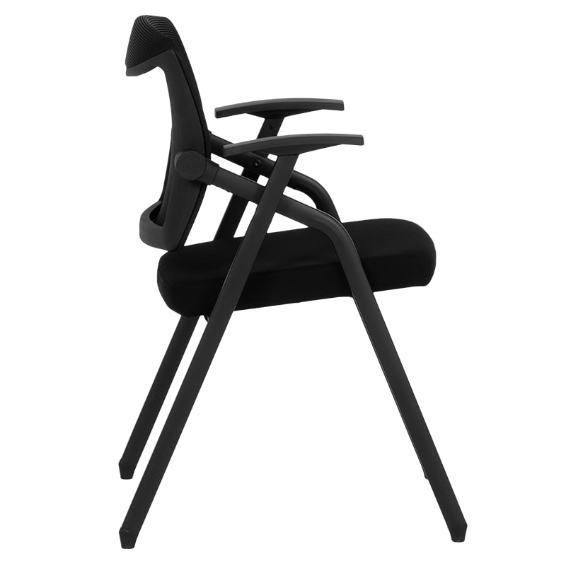 Сгъваем посетителски офис стол Carmen 1708 черен